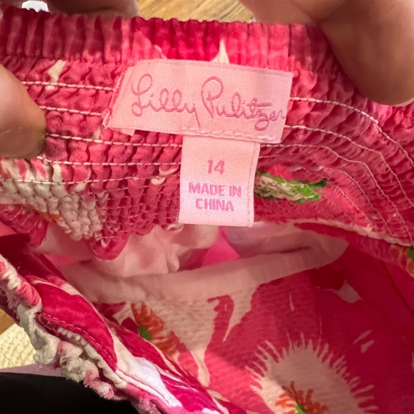 Lilly Pulitzer Strapless Dress-14 GIRLS size - Picture 5 of 5